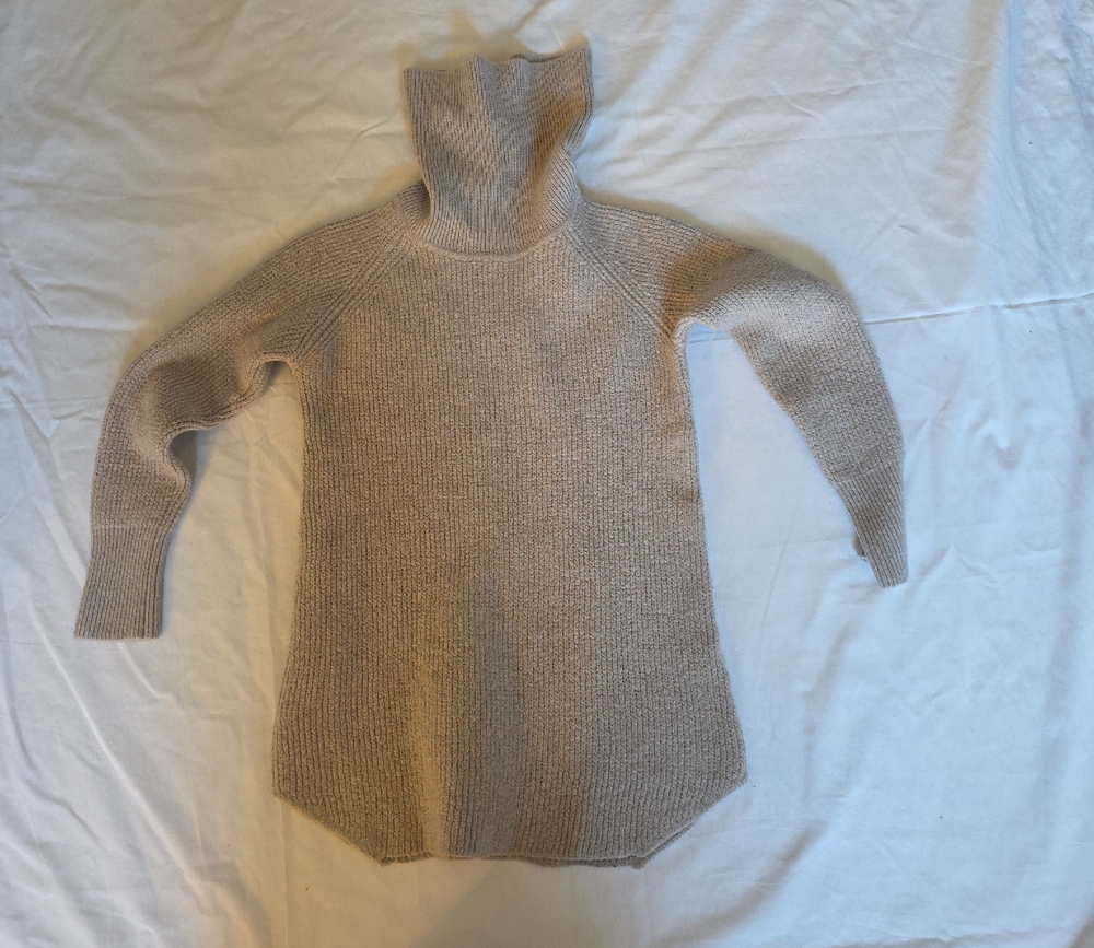 Wilfred Beige Turtleneck Sweater